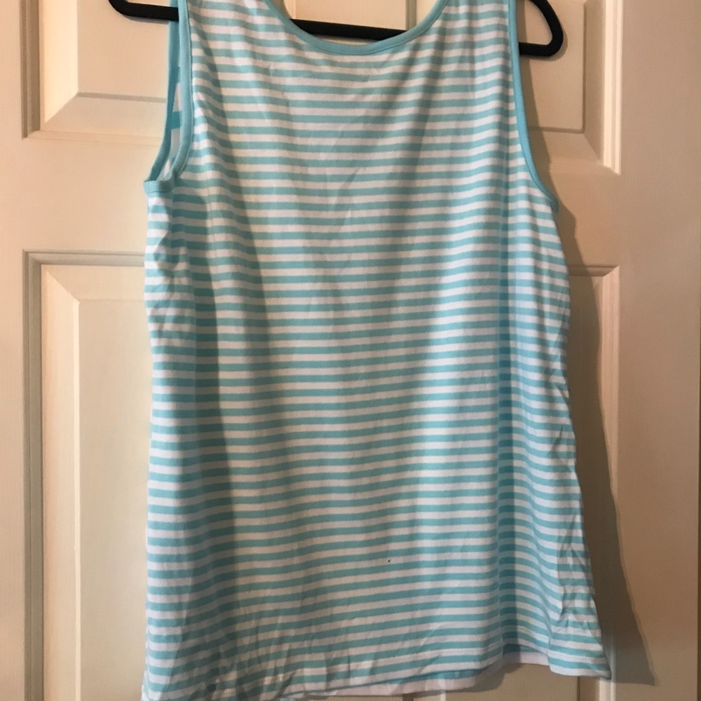 NWOT Lands End Supima Cotton Summer Stripe… - Picture 4 of 4